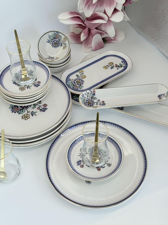 ROSSEV ka35050050 Kahvaltı Takımı Garden 32 Parça 6 Kişilik