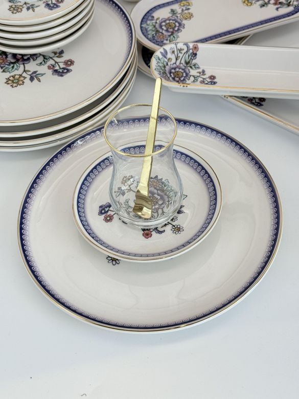 ROSSEV ka35050050 Kahvaltı Takımı Garden 32 Parça 6 Kişilik