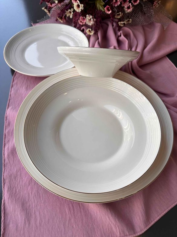 ROSSEV yem5268505 Yemek Takımı Royal Charme Gold 24 Parça 6 Kişilik