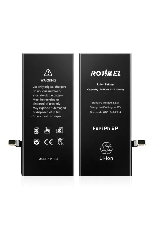 Rovimex mn-r46 Apple Iphone 6 Plus Yüksek Kapasite Batarya Pil