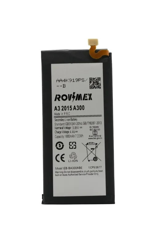 Rovimex nso-os87 Samsung Galaxy A3 2015 (Sm-A300) Batarya Pil