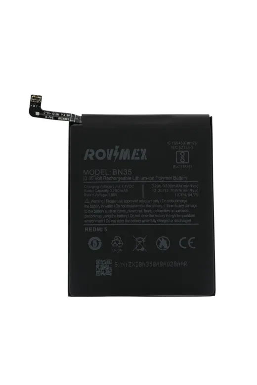 Rovimex TYC00563236112 Xiaomi Redmi 5 Bn35 Batarya Pil Uyumlu