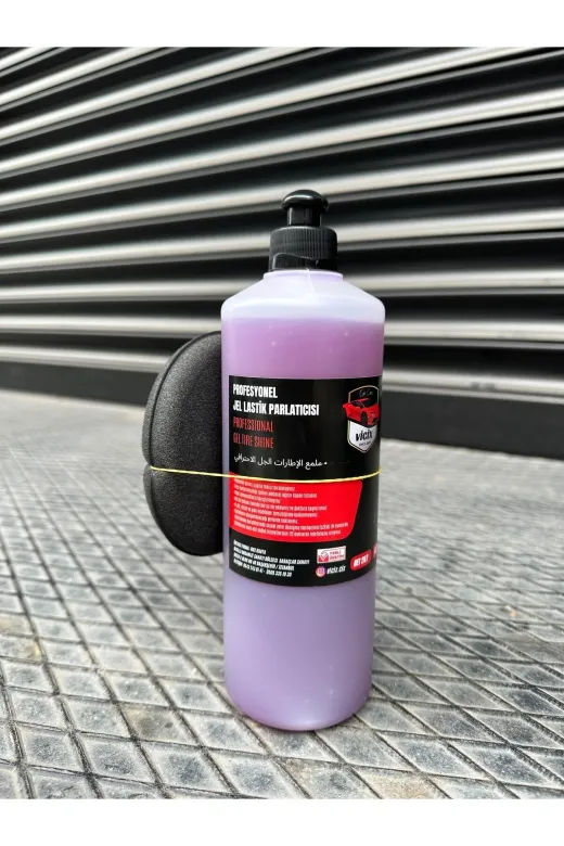 ROX KİMYA 1244 Jel Lastik Parlatma 750Ml 1 Adet+ Sünger