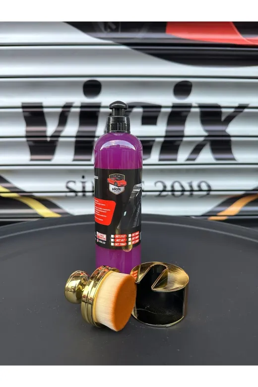 ROX KİMYA gold 123 Lastik Parlatma Jel 400 Ml Ve Lastik Parlatma Fırçası Sarı Gold