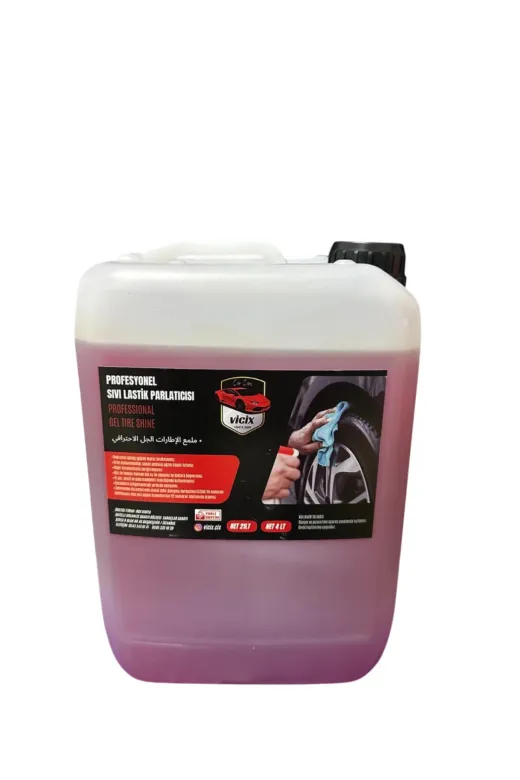 ROX KİMYA LASTİK99 Sıvı Lastik Ve Plastik Parlatıcı 4Lt 1 Adet