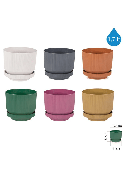 Royaleks Group RT-RY-H-69200 1No Saksı 1.7Lt 1 Adet Royaleks-S281