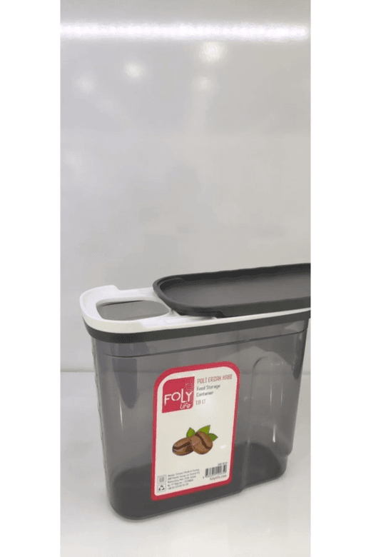 Royaleks Group RT-RY-H-81909 1.8 Litre Poly Erzak Saklama Kabı Kızaklı Kapak Royaleks-Bnm-0650