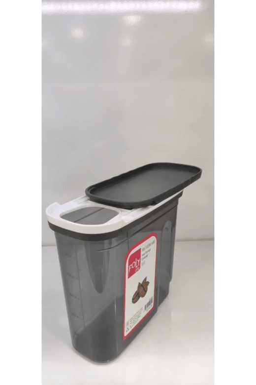 Royaleks Group RT-RY-H-81909 1.8 Litre Poly Erzak Saklama Kabı Kızaklı Kapak Royaleks-Bnm-0650