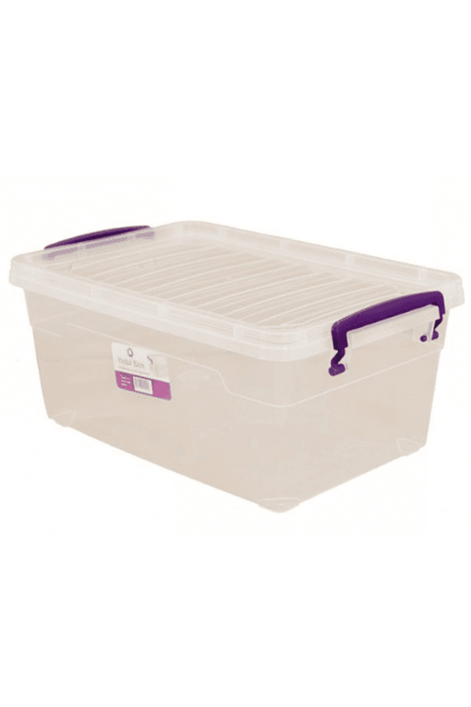 Royaleks Group RT-RY-H-82113 Şeffaf Çok Amaçlı 30 Lt Dikdörtgen Saklama Kabı 48X32X29 Royaleks-82113