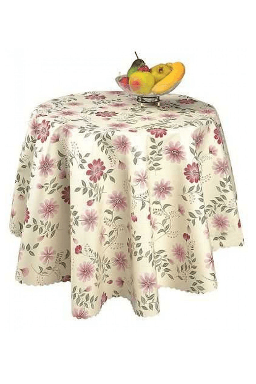 Royaleks Group RT-RY-H-82243 Sermat Hazır Masa Örtüsü 140X140 Cm Yuvarlak Royaleks-Mh69