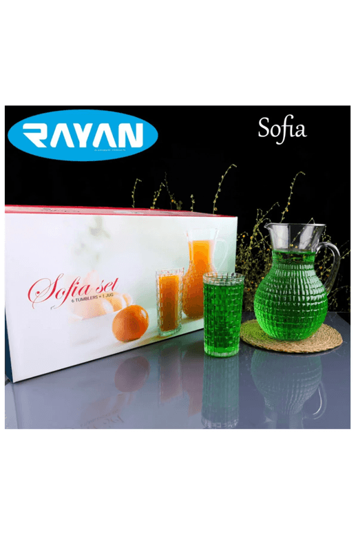 Royaleks Group RT-RY-H-82656 Sofia 7 Parça Sürahi Meşrubat Seti Royaleks-82656
