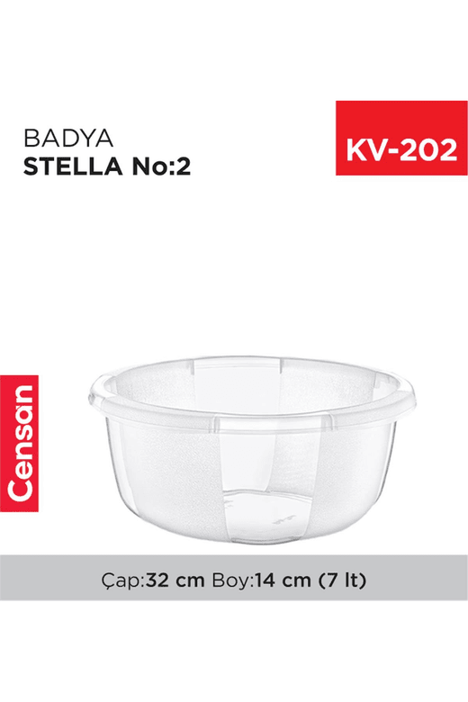 Royaleks Group RT-RYL-H-24693 Yuvarlak Şeffaf Badya 1 Adet 2 No Royaleks-E174