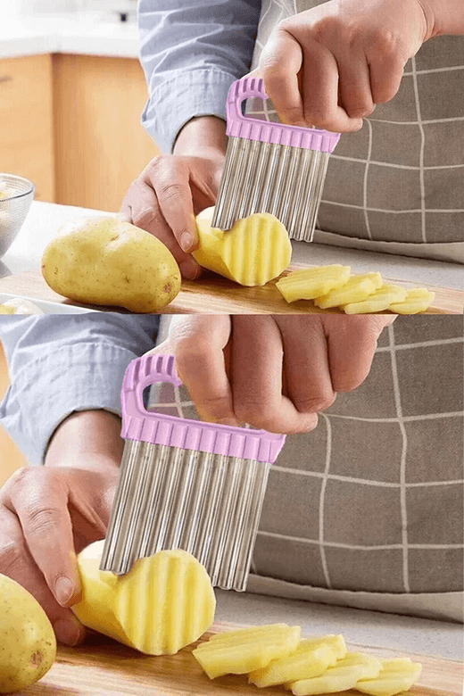 Royaleks Group RT-RYL-H-35126 Özel Tutacaklı Şekilli Sebze Ve Meyve Kesme Aleti Cips Doğrayıcı Royaleks-35126