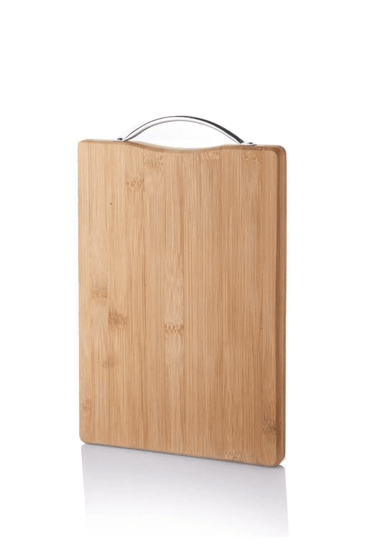 Royaleks Group RT-RYL-H-67458 Metal Tutacaklı Lüx Bambu Kesme Tahtası 30Cm X20Cmx1.8Cm Royaleks-67458