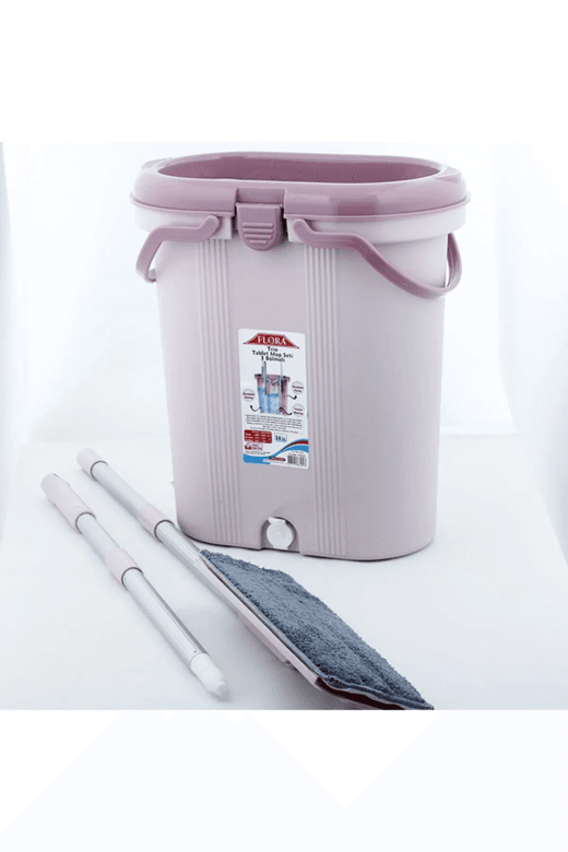 Royaleks Group RT-RYL-H-70386 Tablet Mop Set Trio 3 Bölmeli 14 Lt. Royaleks-F404