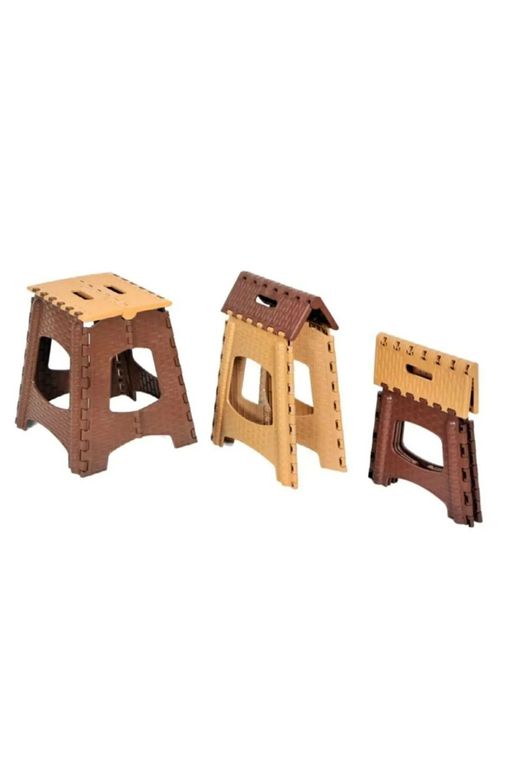 Royaleks RT-RYL-1HMAD3004 Küçük Boy Katlanabilir Plastik Tabure - Katlanır Tabure 23X27X27 Cm