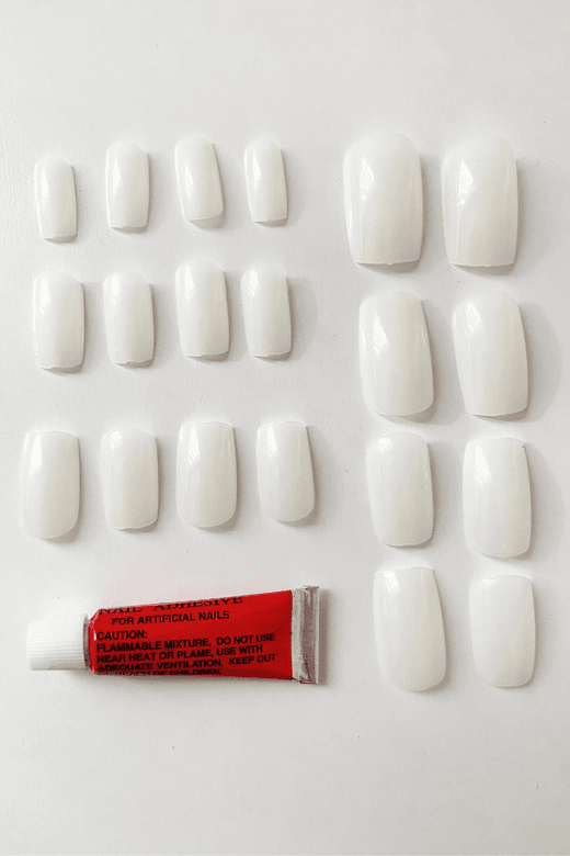 Royaleks RT-RYL-20ARTTRBDM 20 Adet Naturel Badem Takma Tırnak Ve Yapıştırıcı