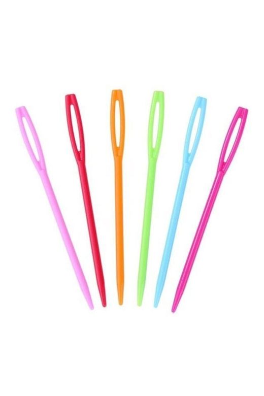 Royaleks RT-RYL-ARML10024 6 Adet Plastik Yün Iğnesi 9Cm
