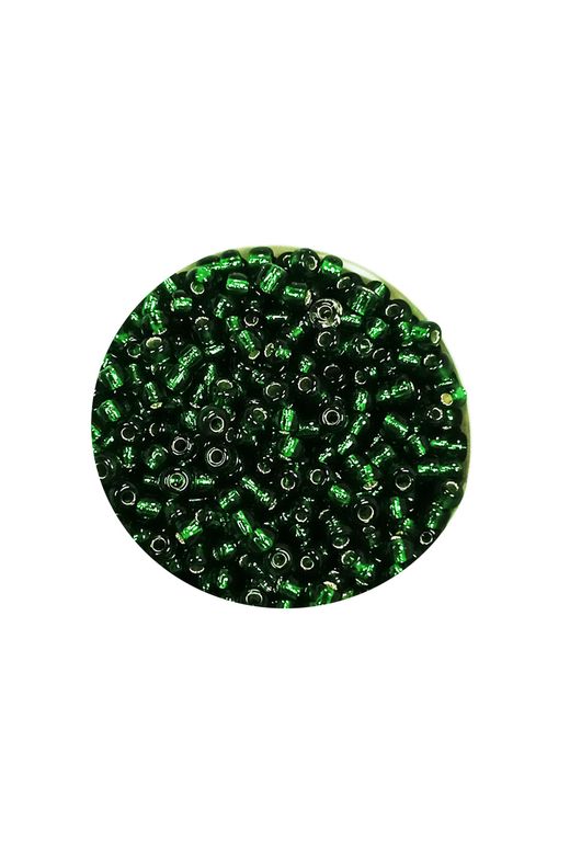 Royaleks RT-RYL-BN24092-02-20 Dökme Cam Kum Boncuk (11/0) 2 Mm - 20 Gram -  Şefaf Koyu Yeşil - Bnc002