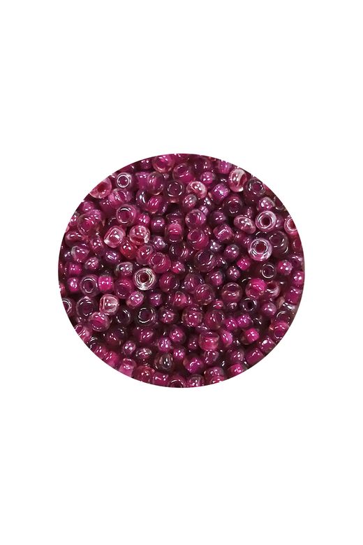 Royaleks RT-RYL-BN24092-05-60 Dökme Cam Kum Boncuk (11/0) 2 Mm - 60 Gram -  Mor - Bnc040