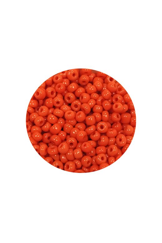 Royaleks RT-RYL-BN24092-13-20 Dökme Cam Kum Boncuk (11/0) 2 Mm - 20 Gram -  Turuncu - Bnc013