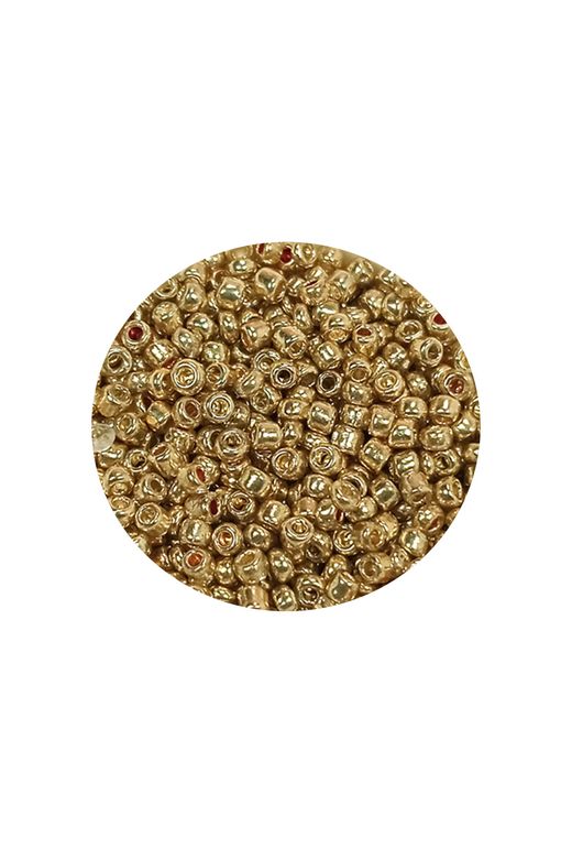 Royaleks RT-RYL-BN24092-24-20 Dökme Cam Kum Boncuk (11/0) 2 Mm - 20 Gram -  Altın - Bnc024