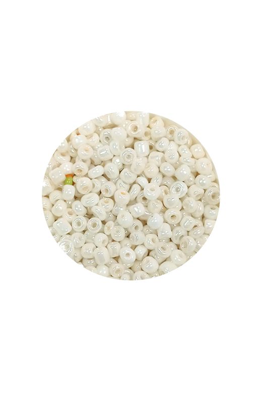 Royaleks RT-RYL-BN24092-30-20 Dökme Cam Kum Boncuk (11/0) 2 Mm - 20 Gram -  Parlak Beyaz - Bnc030