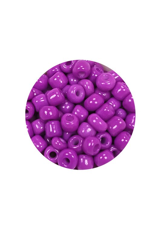 Royaleks RT-RYL-BN24093-17-20 Dökme Cam Kum Boncuk Büyük Boy (6/0) 4 Mm - 20 Gram - Koyu Eflatun - Bnc087