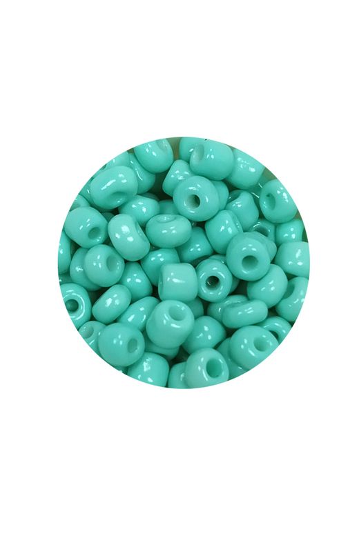 Royaleks RT-RYL-BN24093-18-20 Dökme Cam Kum Boncuk Büyük Boy (6/0) 4 Mm - 20 Gram - Açık Yeşil - Bnc088