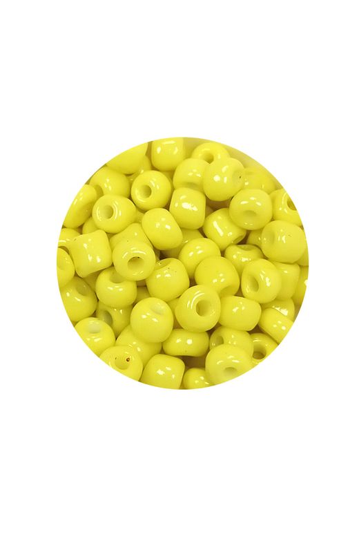 Royaleks RT-RYL-BN24093-20-20 Dökme Cam Kum Boncuk Büyük Boy (6/0) 4 Mm - 20 Gram - Sarı - Bnc090