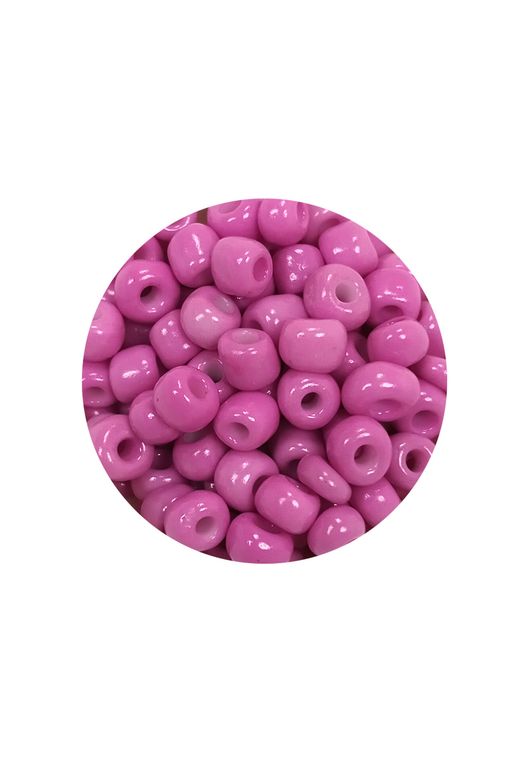 Royaleks RT-RYL-BN24093-21-20 Dökme Cam Kum Boncuk Büyük Boy (6/0) 4 Mm - 20 Gram - Koyu Pembe - Bnc091