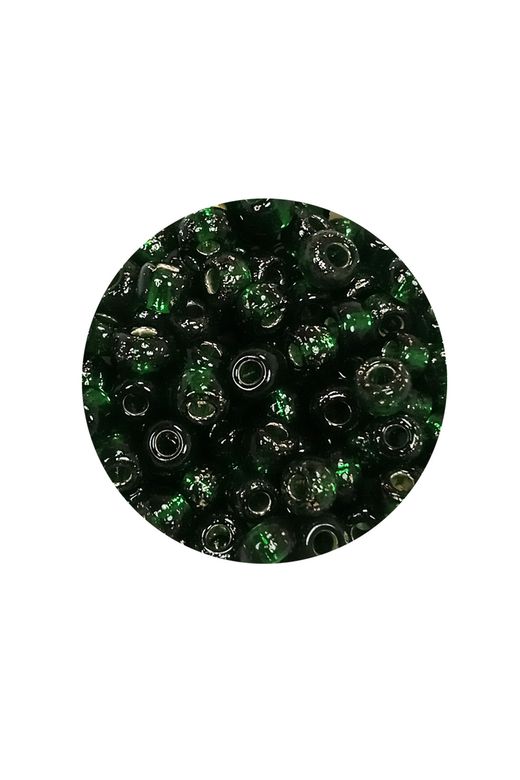 Royaleks RT-RYL-BN24093-30-20 Dökme Cam Kum Boncuk Büyük Boy (6/0) 4 Mm - 20 Gram - Şeffaf Koyu Yeşil - Bnc100