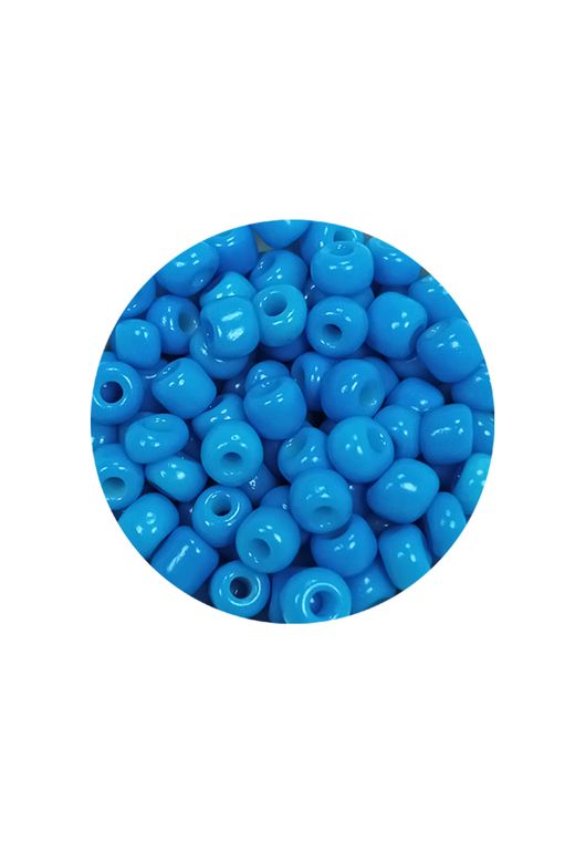 Royaleks RT-RYL-BN24093-36-60 Dökme Cam Kum Boncuk Büyük Boy (6/0) 4 Mm - 60 Gram - Açık Mavi - Bnc142