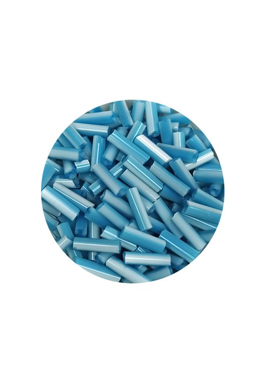 Royaleks RT-RYL-BN24094-16-20 Uzun Boru Kesme Boncuk Çap 2Mm Uzunluk 10 Mm - 20 Gram - Açık Mavi Beyaz - Bnc240