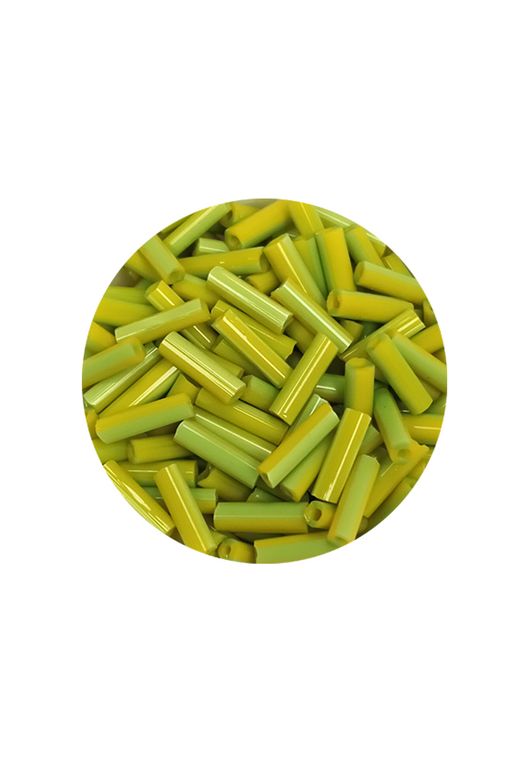 Royaleks RT-RYL-BN24094-19-20 Uzun Boru Kesme Boncuk Çap 2Mm Uzunluk 10 Mm - 20 Gram - Yeşil - Bnc243