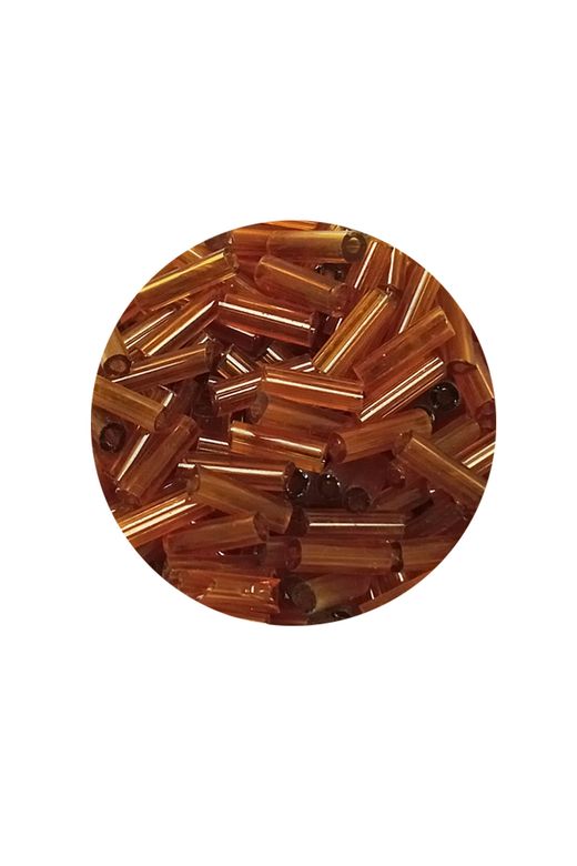 Royaleks RT-RYL-BN24094-30-20 Uzun Boru Kesme Boncuk Çap 2Mm Uzunluk 10 Mm - 20 Gram - Şeffaf Gold - Bnc254