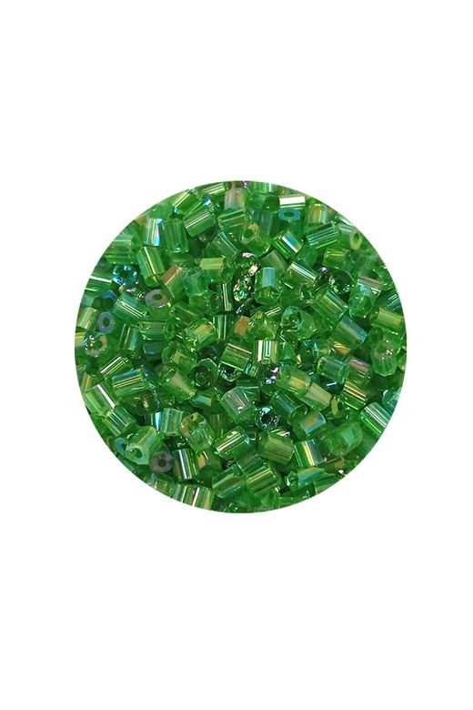 Royaleks RT-RYL-BN24095-05-20 Kesme Cam Boncuk 2Mm - 20 Gram - Şeffaf Yeşil -Bnc307