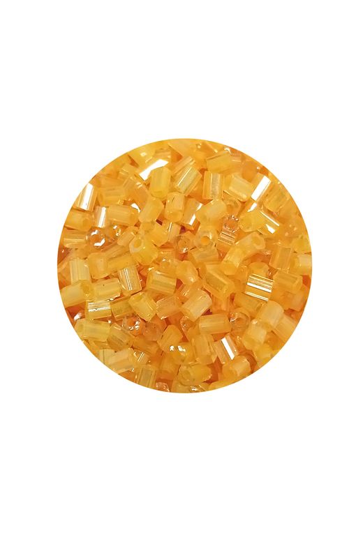 Royaleks RT-RYL-BN24095-11-20 Kesme Cam Boncuk 2Mm - 20 Gram - Şeffaf Koyu Sarı -Bnc313