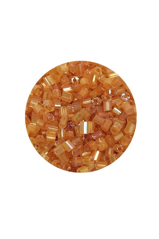 Royaleks RT-RYL-BN24095-16-60 Kesme Cam Boncuk 2Mm - 60 Gram - Şeffaf Altın - Bnc366