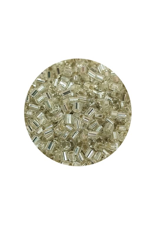 Royaleks RT-RYL-BN24095-28-20 Kesme Cam Boncuk 2Mm - 20 Gram - Şeffaf Gümüş -Bnc330