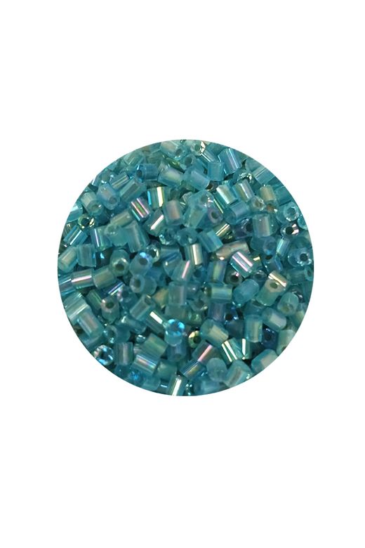 Royaleks RT-RYL-BN24095-30-60 Kesme Cam Boncuk 2Mm - 60 Gram - Şeffaf Çam Yeşili - Bnc380