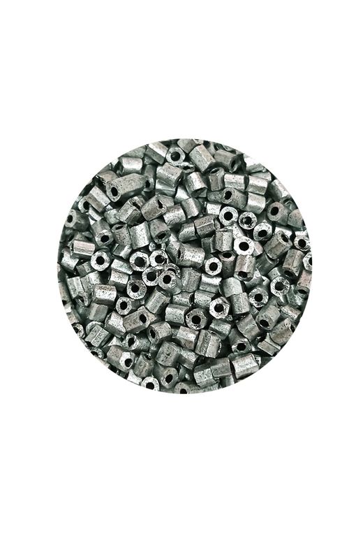 Royaleks RT-RYL-BN24095-31-20 Kesme Cam Boncuk 2Mm - 20 Gram - Mat Gümüş -Bnc333