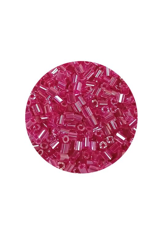Royaleks RT-RYL-BN24095-32-60 Kesme Cam Boncuk 2Mm - 60 Gram - Şeffaf Pembe - Bnc382