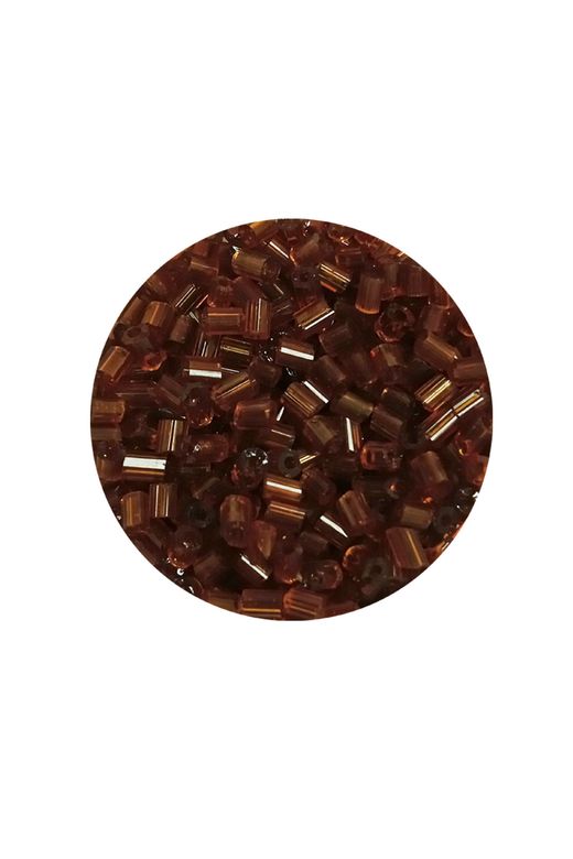Royaleks RT-RYL-BN24095-41-60 Kesme Cam Boncuk 2Mm - 60 Gram - Şeffaf Açık Kahve - Bnc391