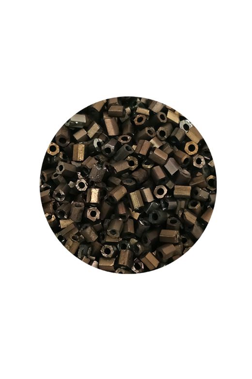 Royaleks RT-RYL-BN24095-46-60 Kesme Cam Boncuk 2Mm - 60 Gram - Mat Kahverengi - Bnc396