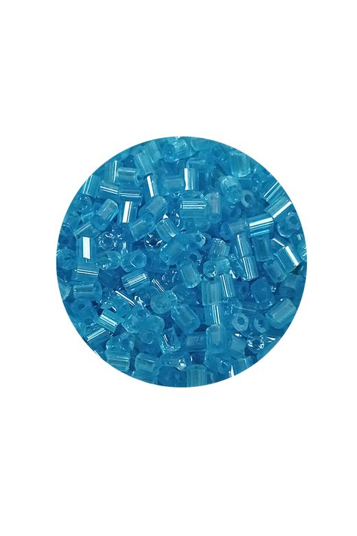 Royaleks RT-RYL-BN24095-47-60 Kesme Cam Boncuk 2Mm - 60 Gram - Şeffaf Turguaz - Bnc397