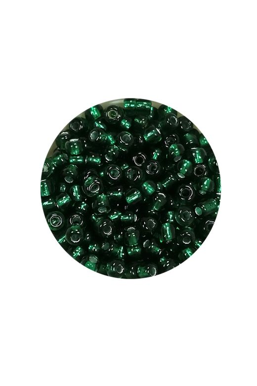 Royaleks RT-RYL-BN24096-04-20 Dökme Cam Kum Boncuk (8/0) 3 Mm - 20 Gram - Koyu Yeşil - Bnc146