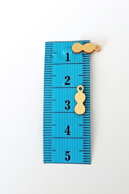 Royaleks RT-RYL-BN24099-19-8 Oya Abiye Bileklik Kolye Pleksi Metalik Plastik Pul Altın Renk 8 Gram 100 Adet - Bnc492