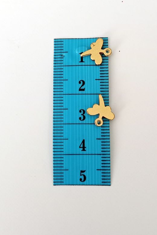 Royaleks RT-RYL-BN24099-22-8 Oya Abiye Bileklik Kolye Pleksi Metalik Plastik Pul Altın Renk 8 Gram 90 Adet - Bnc495