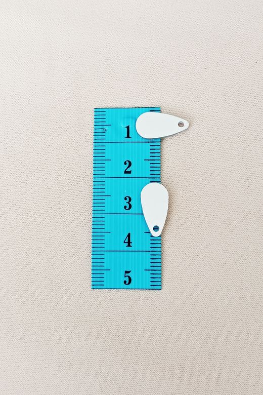 Royaleks RT-RYL-BN24100-32-8 Oya Abiye Bileklik Kolye Pleksi Metalik Plastik Pul Gümüş Renk 8 Gram 50 Adet - Bnc531